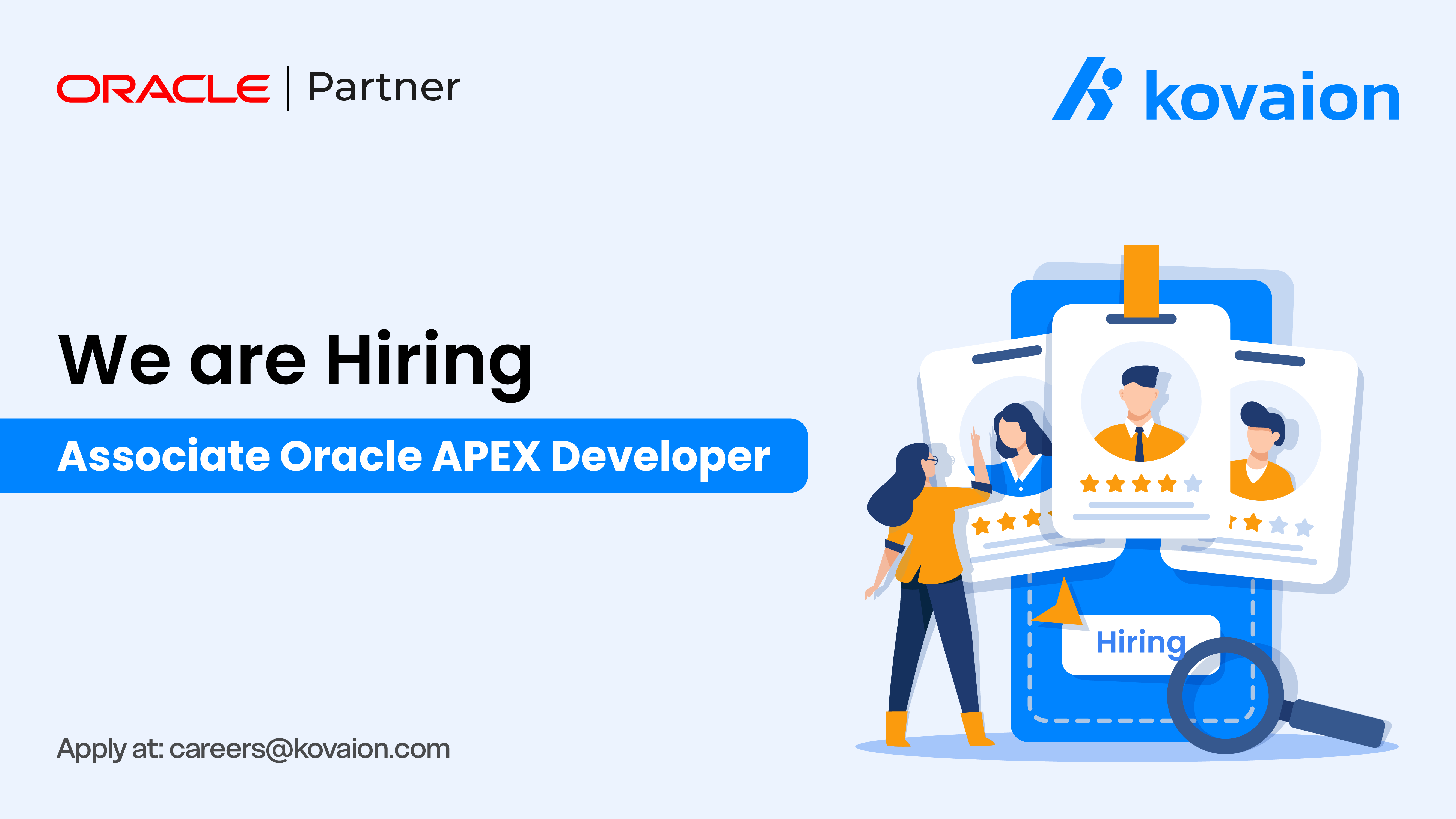 Associate Oracle APEX Developer Associate Oracle APEX Developer