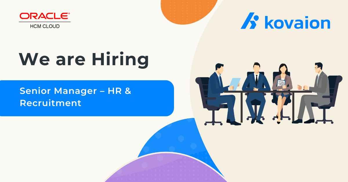 Senior Manager – HR & Recruitment