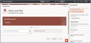 Streamline Global Compensation with Oracle Redwood Salary Switcher Fig 2: Configure Field and Regions