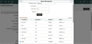 HCM PUM 53 - Notification Publisher Enhancements Fig 1.4 Selecting Recipients