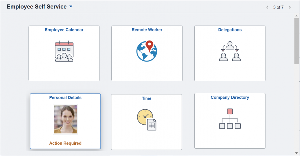 Employee Calendar makes tasks easy – PeopleSoft HCM 42 feature Homepage - Homepage