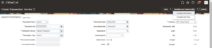 Creation of Manual Transaction and Billing adjustments