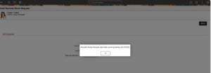 Managing Remote Work Eligibility at Job Code and Position Level - Fig 1.7 Employee geting error due to retroactive start date setup