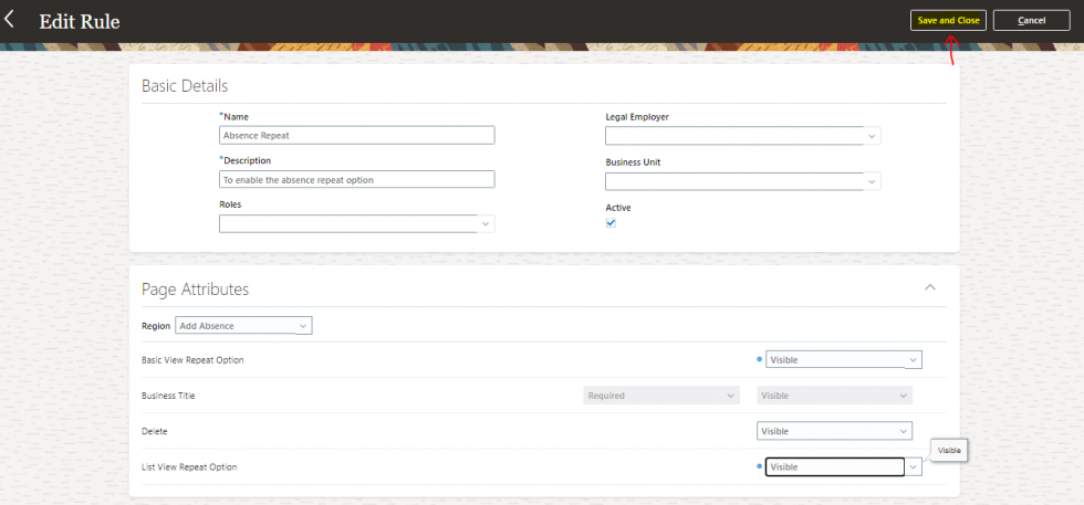 Systematize reiterating time off with the help of Oracle HCM Cloud
- Click on Publish.