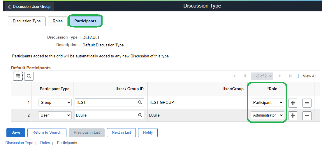 Leverage “Fluid Discussion Service” for effectual cross team
- Discussion Type –Participants page