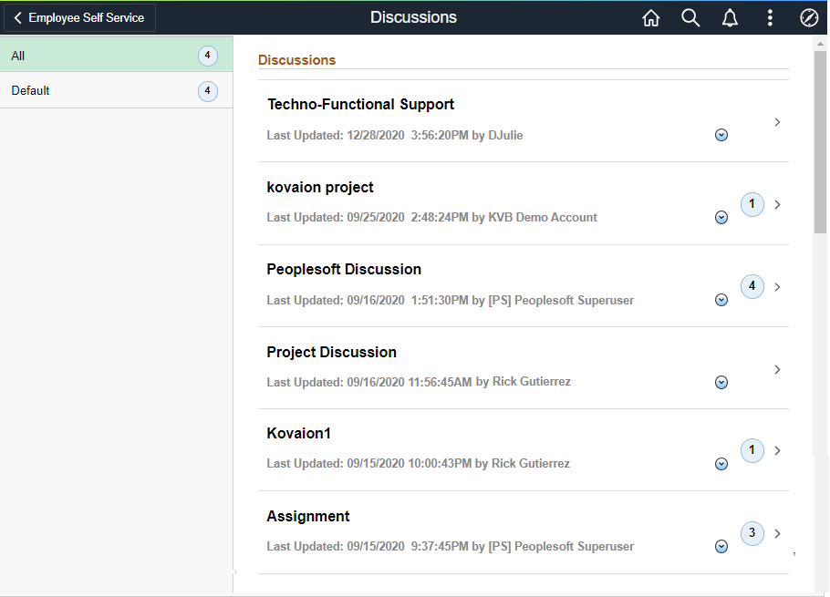 Leverage “Fluid Discussion Service” for effectual cross team
- Discussion Page