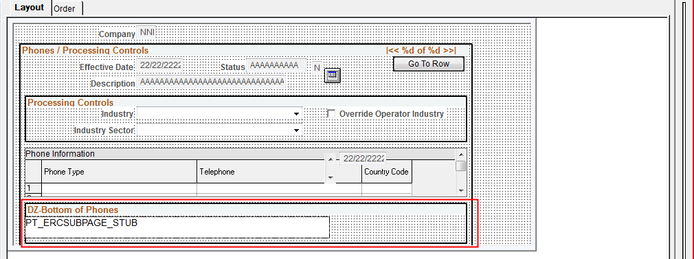 Default Company page on App Designer - Dwell Deep into Drop Zones – PeopleSoft PUM 34 Feature