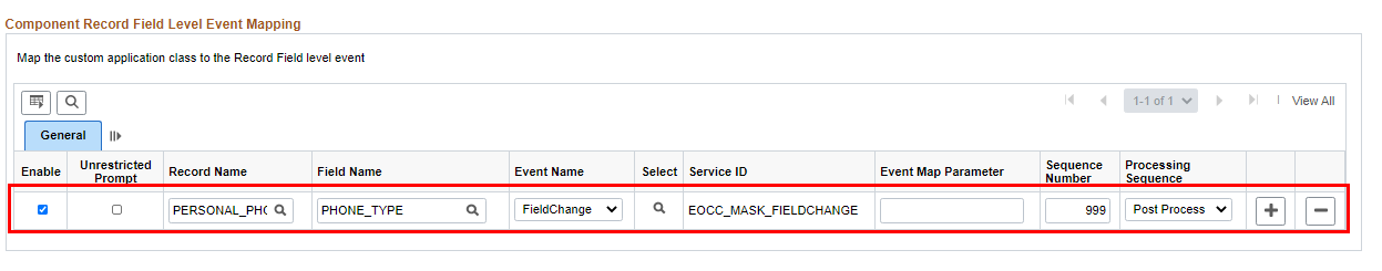 PUM 37 Enhancement – More on Page and Field Configurator
Masking page 