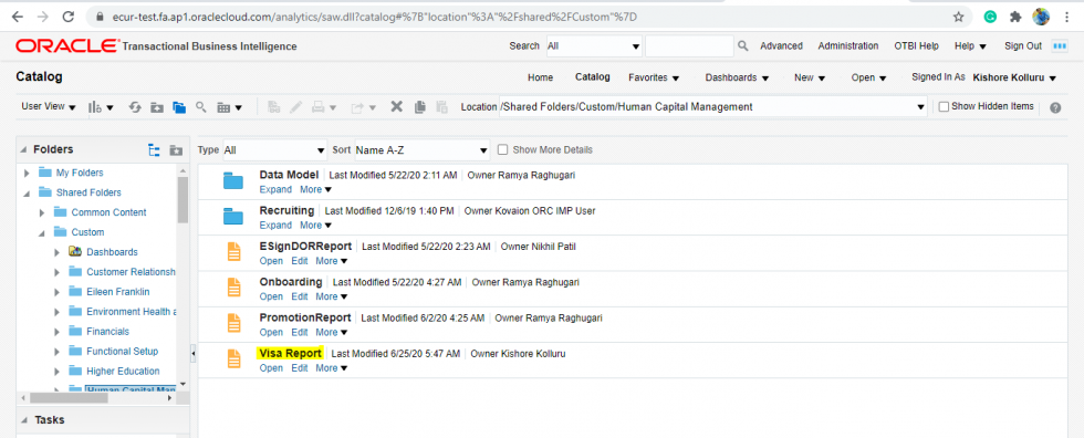 Automated Calendar Group Creation – PeopleSoft HCM PUM 33 Feature -Create a report using RTF template. Report looks as below
