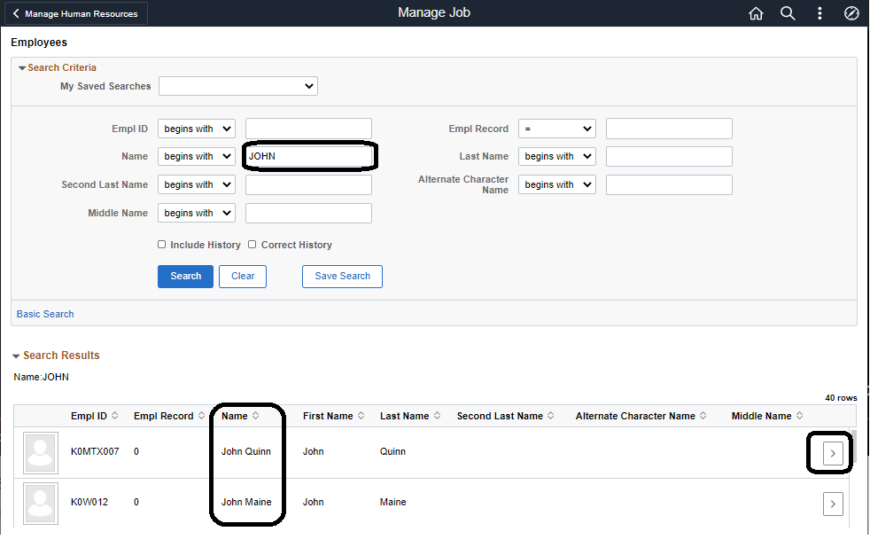 Modern & Fluid Job Data Page on PeopleSoft HCM PUM 36
- Manage Job Search and Results