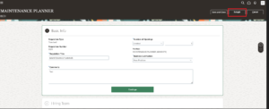Automated Rejection of Job Requisitions after a Defined Time Period - Fig 3 Job Requisition creation page