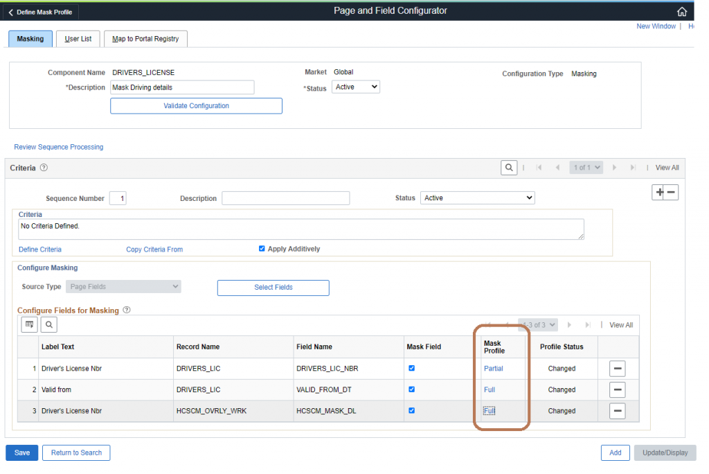 Avoid Customization – Mask Sensitive Data just by Configuration
 - Setup table-based masking 