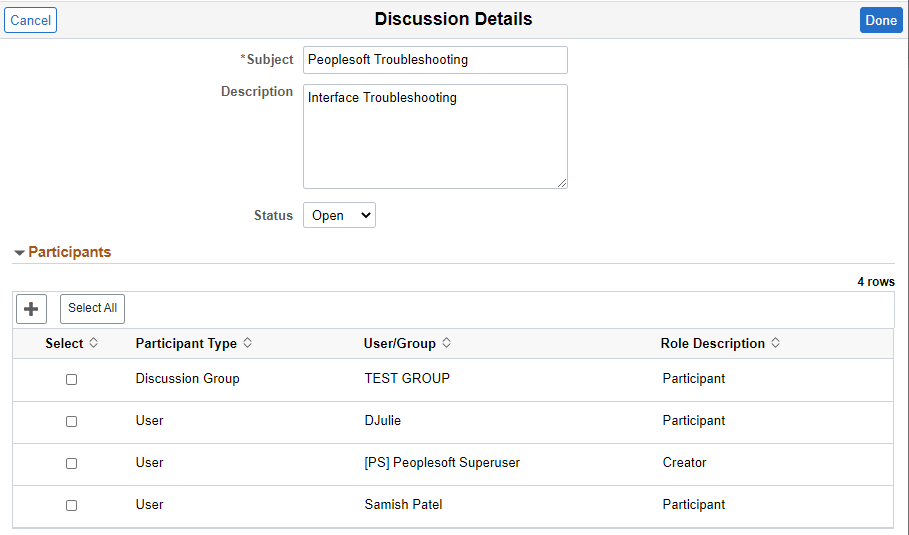 Leverage “Fluid Discussion Service” for effectual cross team
- Discussion Details Page