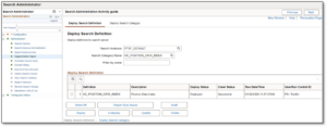 Fig 5: Deploy search object