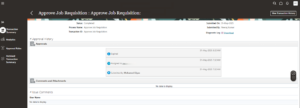 Automated Rejection of Job Requisitions after a Defined Time Period - Fig 1 Navigation to the Hiring Page - Fig 5 Workflow expiration page
