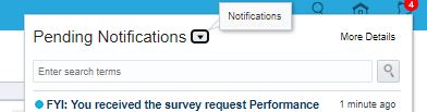 Oracle HCM Survey – To align People and Business strategy
- The recipients will get the survey link in the notification icon