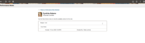 Fluid Performance Notes in PeopleSoft HCM PUM 52 - Fig 6: Performance Note look alike