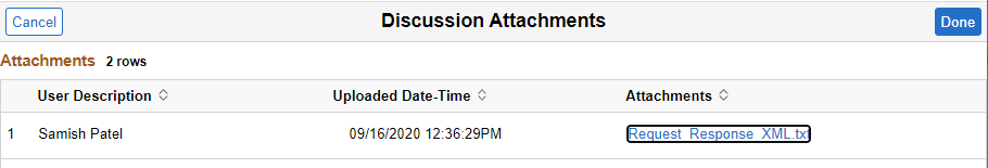 Leverage “Fluid Discussion Service” for effectual cross team
- Discussion Attachments page