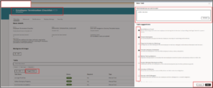 Streamlining Employee Journeys and Tasks with Generative AI in Oracle Journeys Fig 6: Journey Suggestion Task Creation page