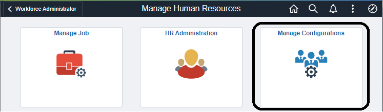 Modern & Fluid Job Data Page on PeopleSoft HCM PUM 36
- Manage Job Tile