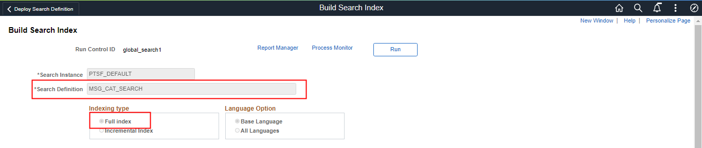 PeopleSoft Global Search – Step Wise Configuration
- Build Search Index