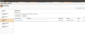 Limit Attachments in HCM – PeopleSoft PUM 52 Update - Fig 3.2: After Maximum Number of Files Attached.
