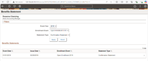 Asset Lifecycle Management Features - PeopleSoft FSCM PUM 52 - Fig 2: Enrollement Event