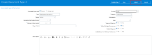 Fig.3: Document type configuration