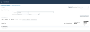 Instructor-Led Training in Oracle Learning Cloud - A Comprehensive Guide -- Fig 3.1: Course Creation Page