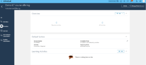 Instructor-Led Training in Oracle Learning Cloud - A Comprehensive Guide -- Fig 5.1: Activities Creation Page