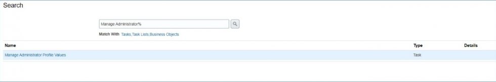 Manager Administrator Profile Task