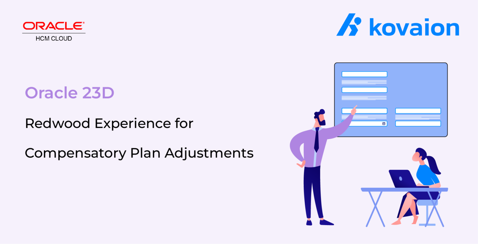 Oracle 23D | Redwood Experience for Compensatory Plan Adjustments