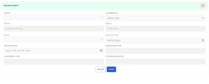 Recruitment Page