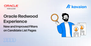 Oracle Redwood Experience: New and Improved Filters on Candidate List Pages