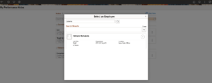 Fluid Performance Notes in PeopleSoft HCM PUM 52 - Fig 11.2: Transfer notes to another supervisor