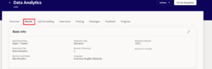 Fig 7: Job Details Page