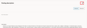 Fig 8: Posting Description