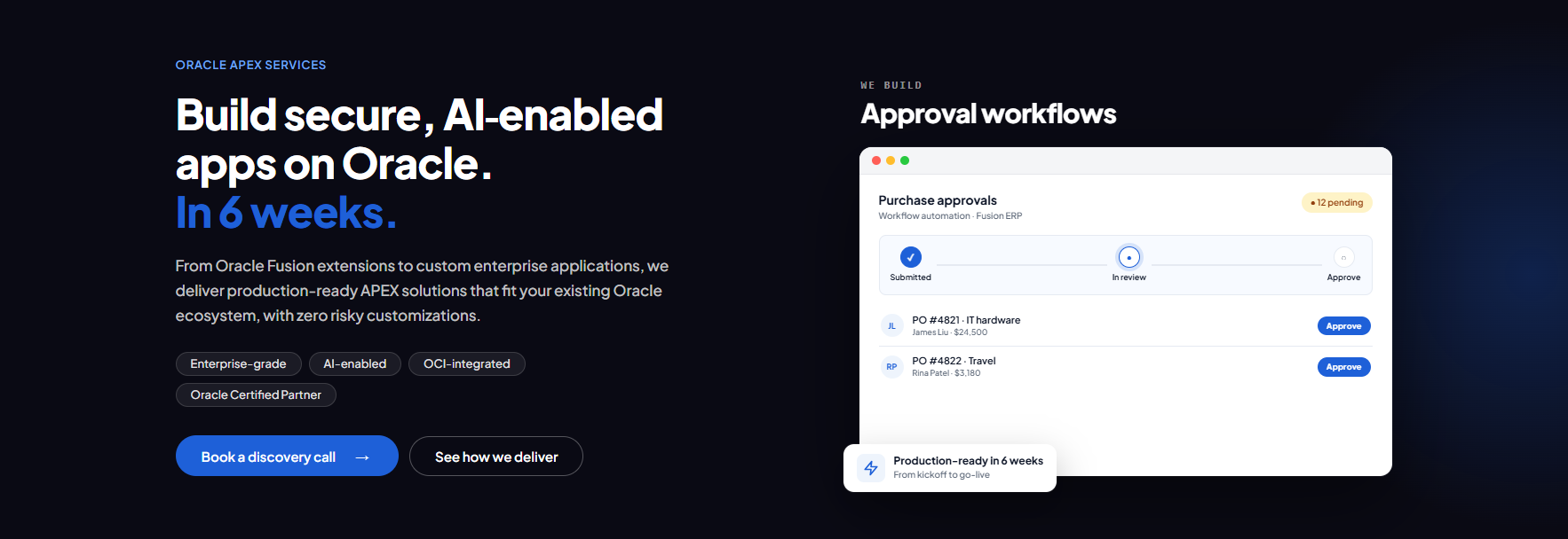 Oracle APEX Services | Low-Code App Development & Solutions
