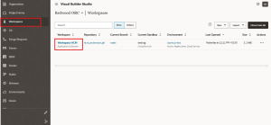 Fig 3: Go to the workspace