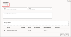 Fig 4: Document Attachment