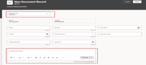 Fig 7: Navigate to Document of Record