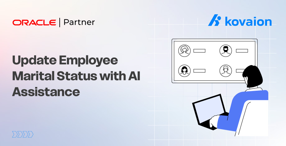 Update Employee Marital Status with AI Assistance in Oracle HCM