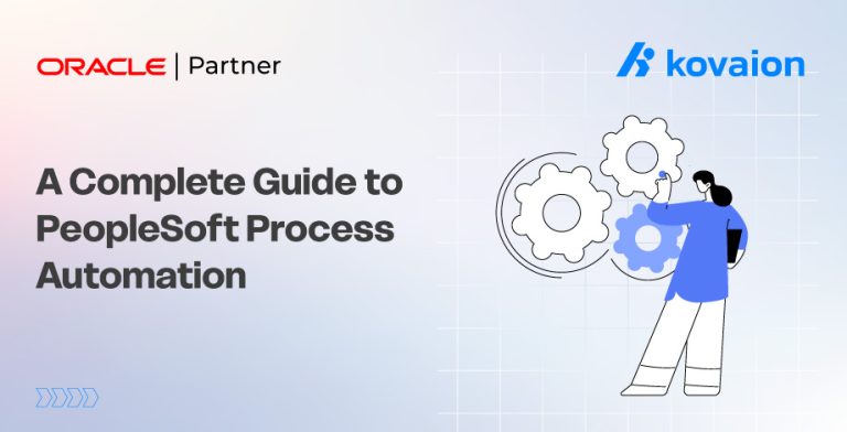 Peoplesoft process automation