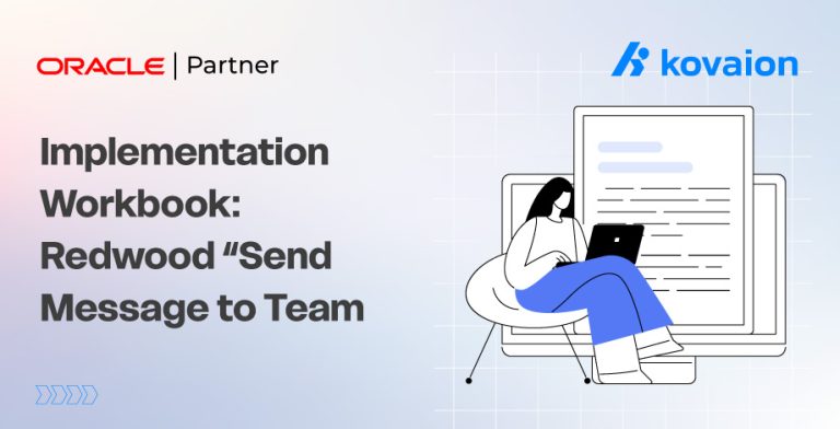 Implementation Workbook: Redwood "Send Message to Team"
