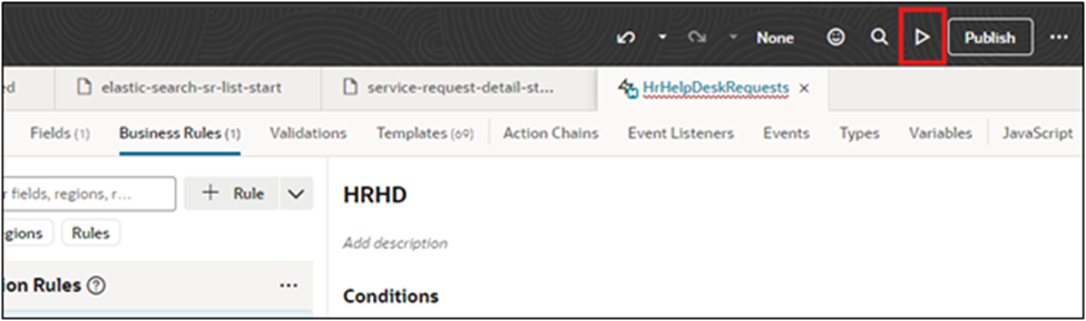 Customizing Employee Help Desk UI using Visual Builder Studio - HRHD