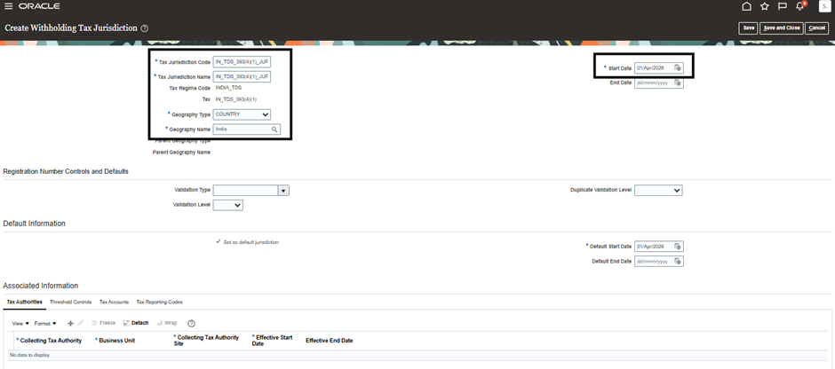 Applying Old TDS Prepayments to New TDS Invoices in Oracle ERP Financials. - Editing Tax Status