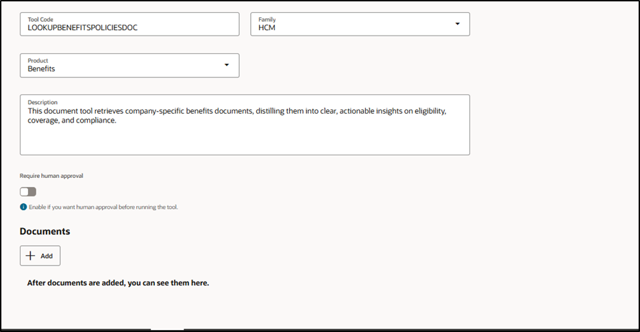 AI Powered Policy Advisor - Fill in all the details like Tool Name , Description etc