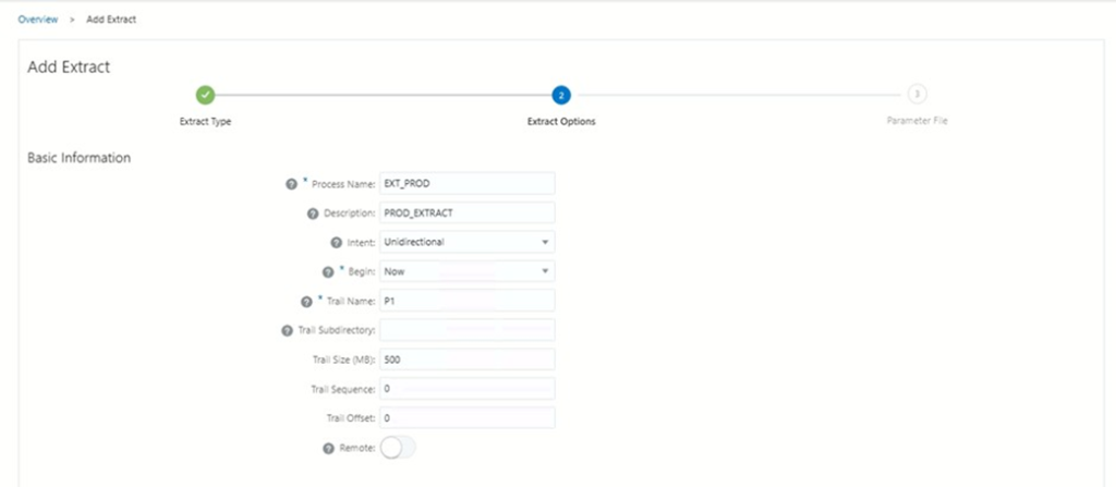 Set Up Bidirectional Replication for Oracle GoldenGate Microservices Architecture - Add Extracts and Distribution
