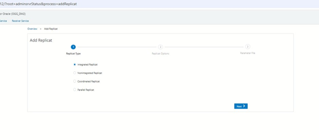 Set Up Bidirectional Replication for Oracle GoldenGate Microservices Architecture - ADDING REPLICAT STDB_REP FOR MACHINE 2