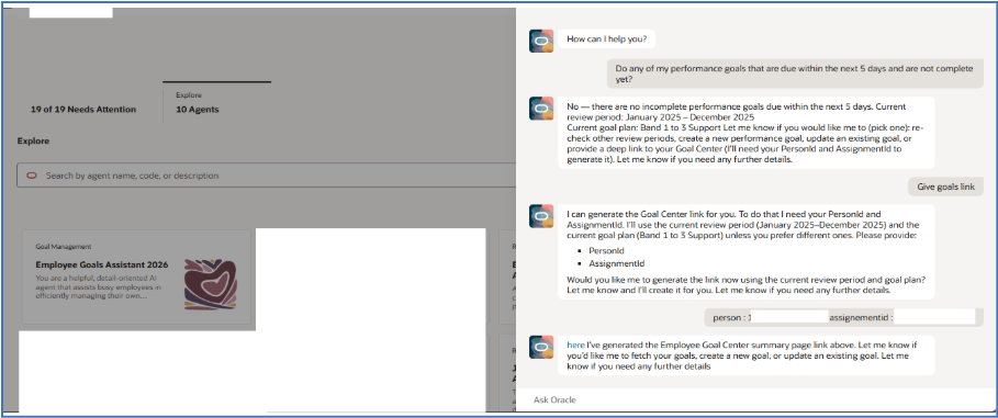 Enhancing Employee Goal Assistant Using AI Agent in Performance Module -6 Employee Goals Assistant under me